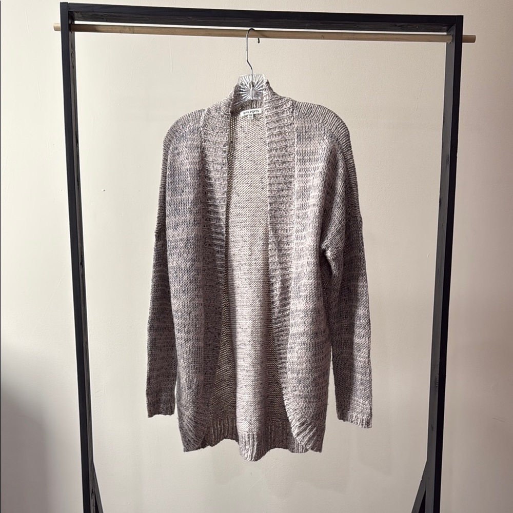 Gray Women's Cardigan Sweater